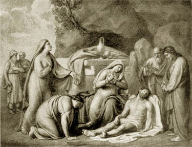 Compianto su Cristo morto (matita su carta)