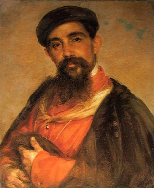Ritratto del colonnello Vittore Tasca in abito garibaldino